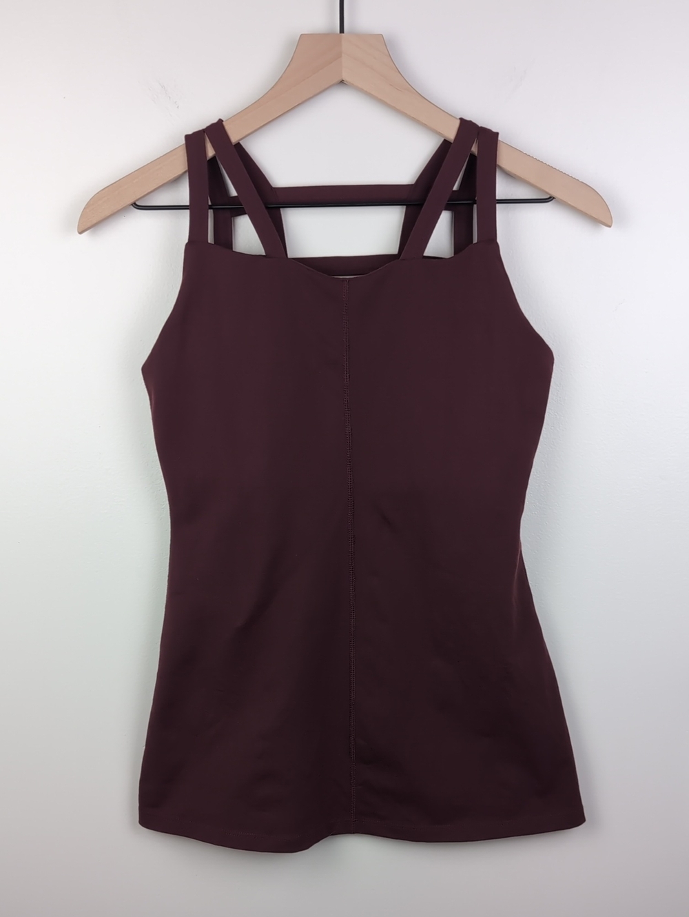 KiraGrace | Warrior Caged Yoga Tank | Medium | Burgundy